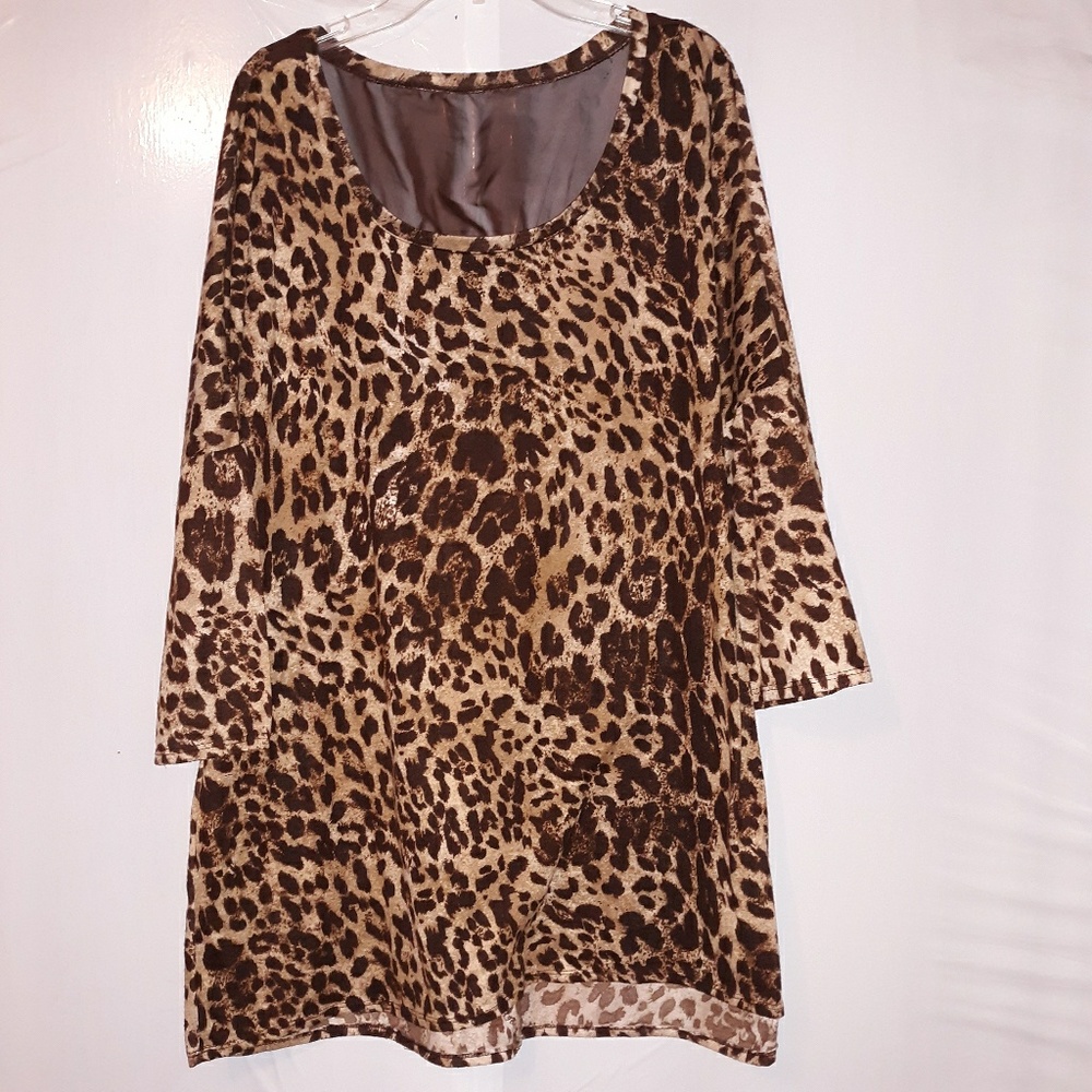 Women's Lena animal print top